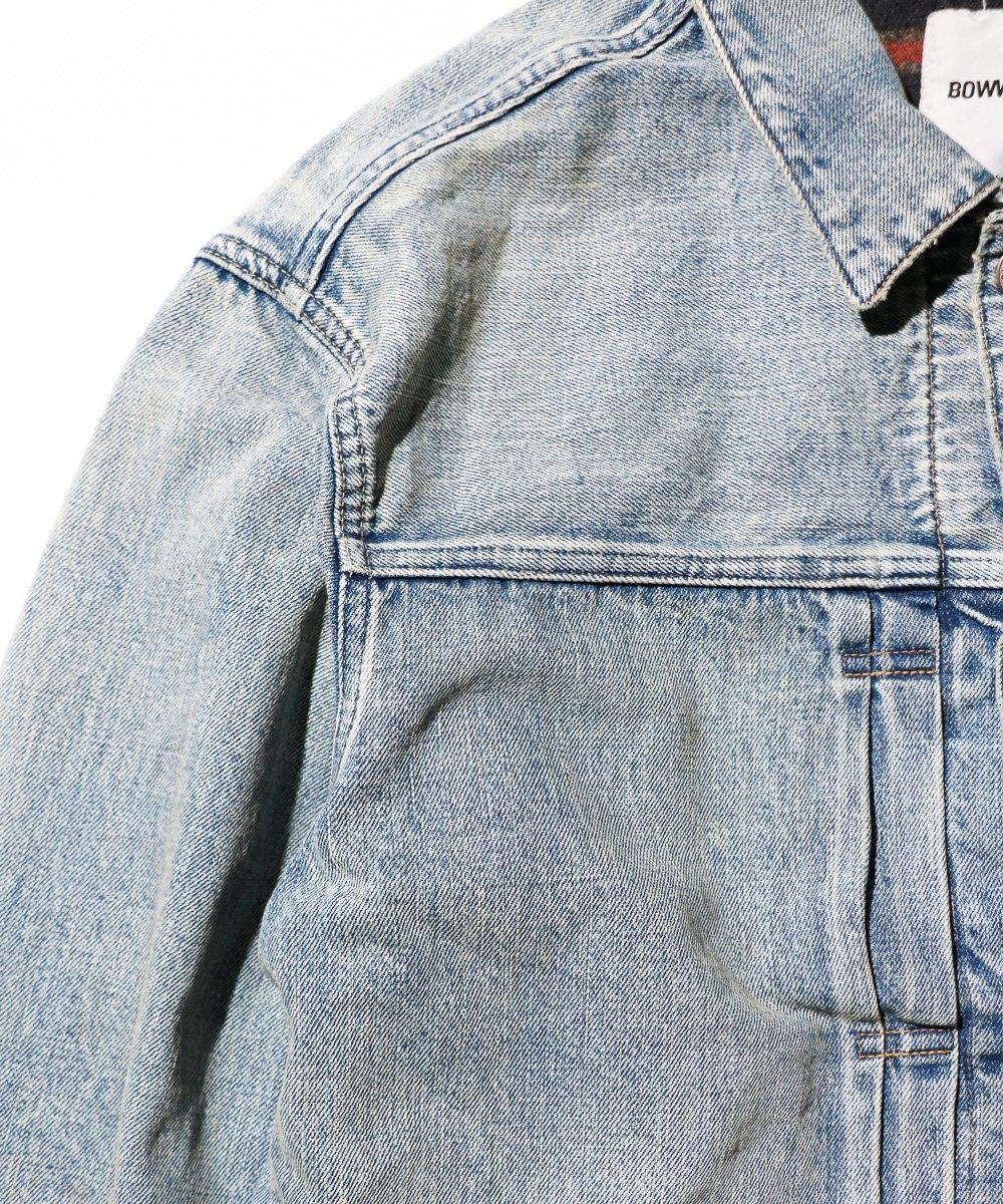 BOWWOW / BLANKET LINED DENIM JACKET AGING (BW242-BLDJA) BOWWOW / BLANKET LINED DENIM JACKET AGING (BW242-BLDJA)
