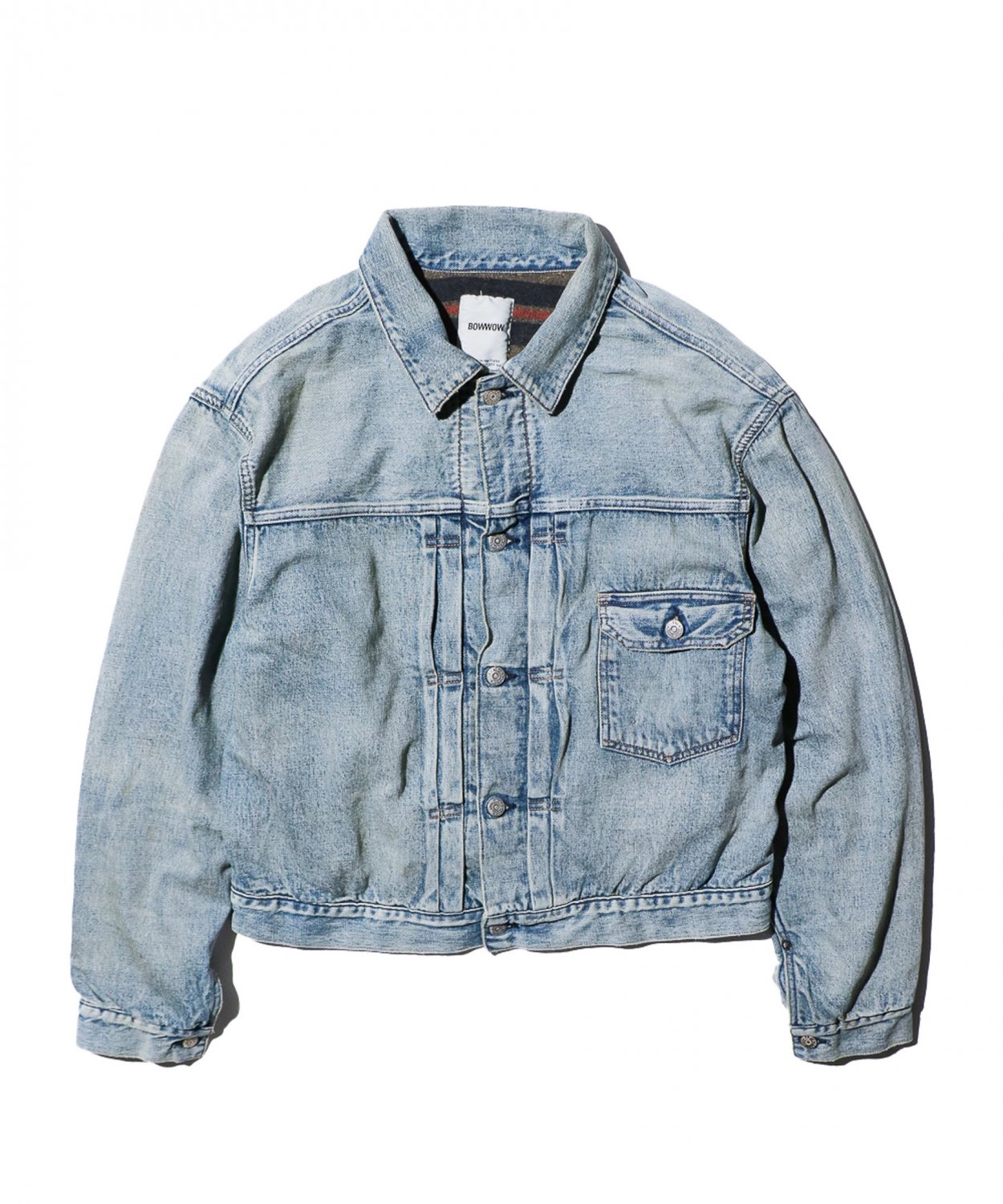 BOWWOW / BLANKET LINED DENIM JACKET AGING