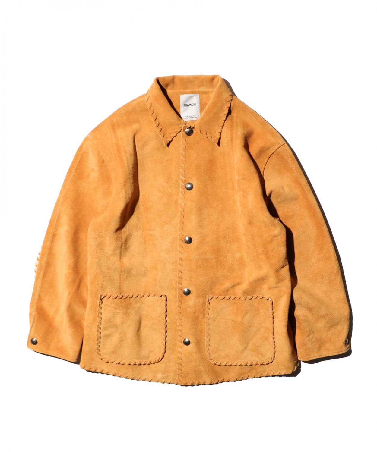 BOWWOW / WOVEN SUEDE COVERALL