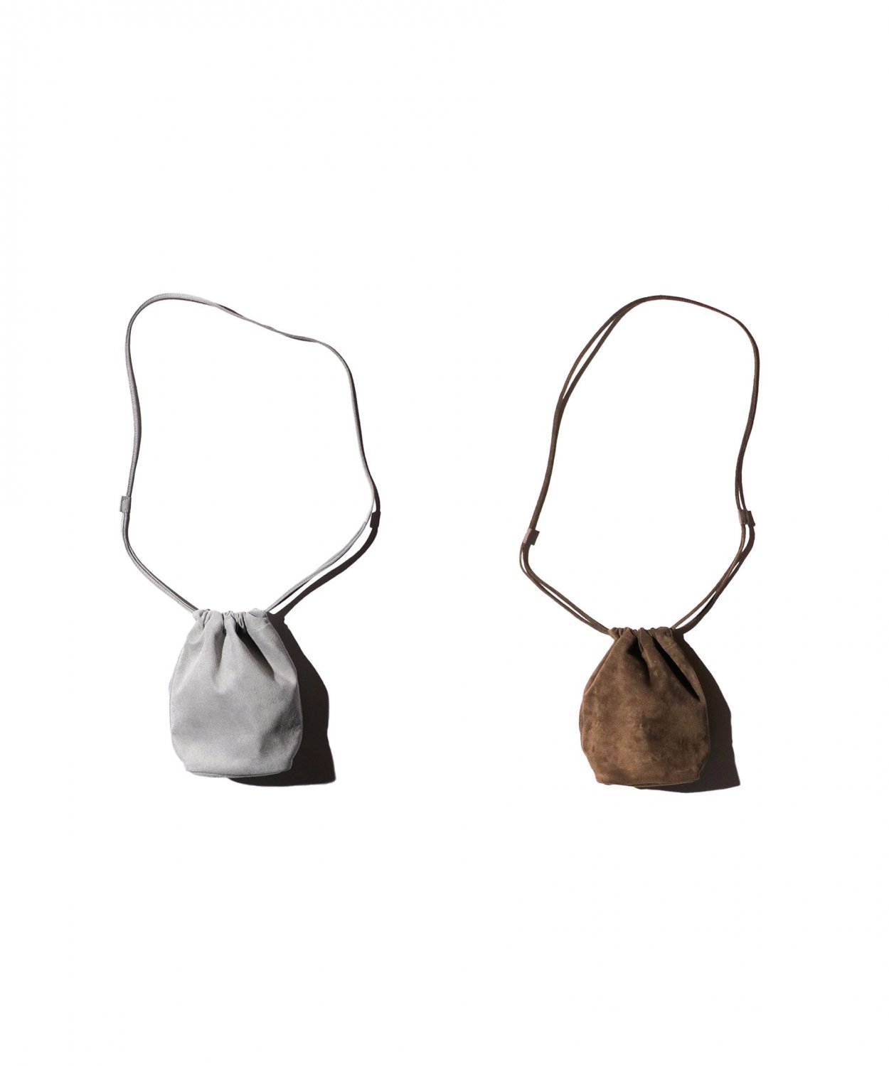 HOBO / DRAWSTRING POUCH PIG SUEDE