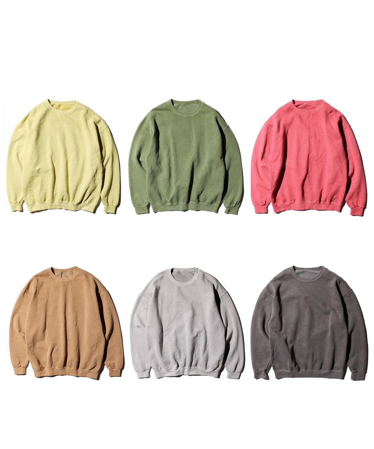 JERZEES / PIGMENT DYE CREW NECK SWEAT