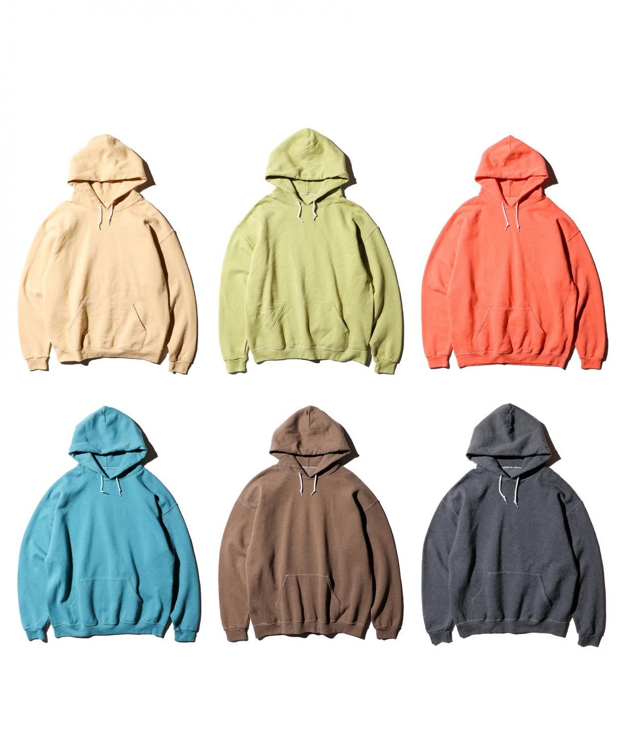 JERZEES / GARMENT DYE PULL OVER HOODIE