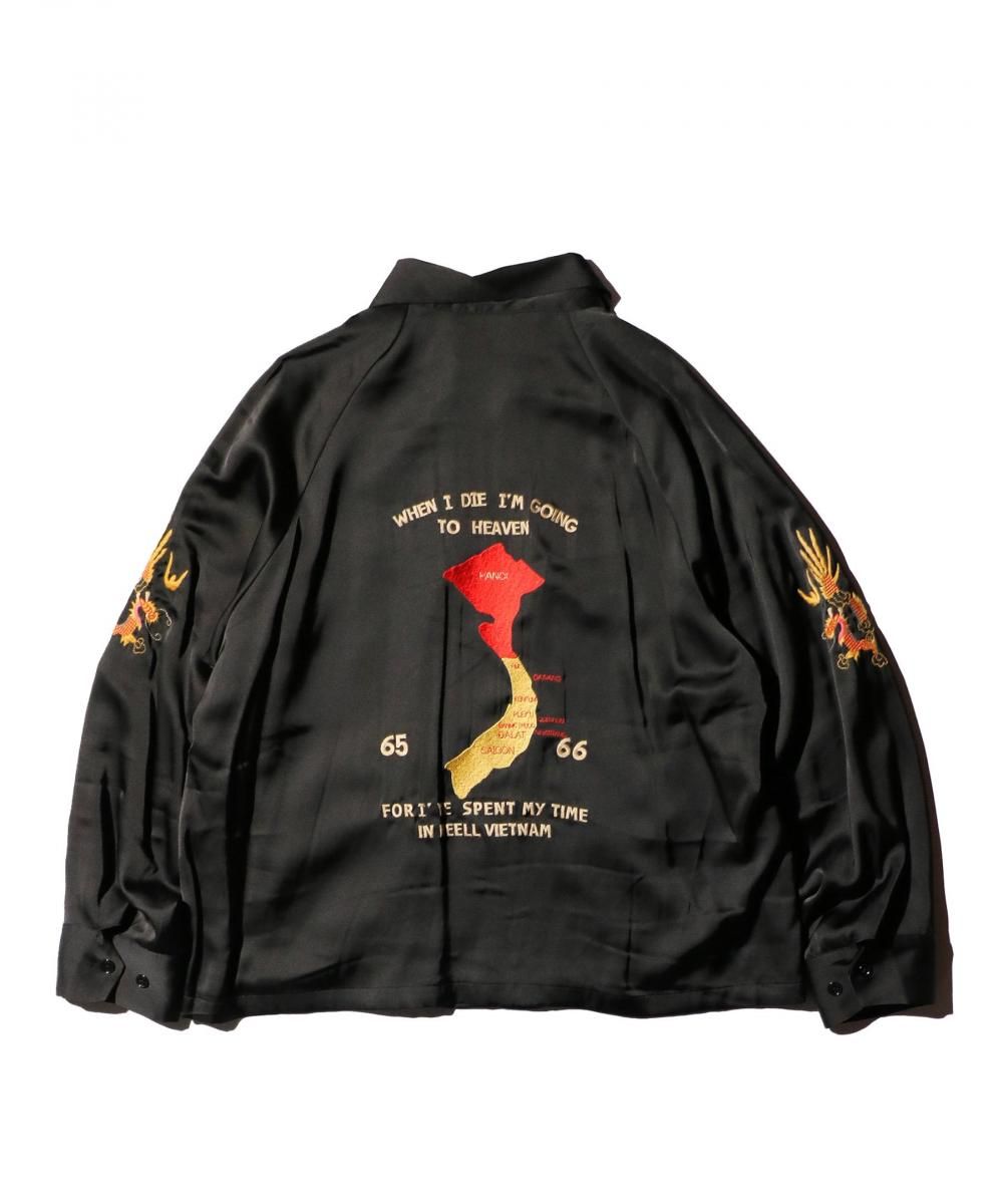 THRIFTY LOOK / SOUVENIR VIET-NAM 1965 JACKET SATIN