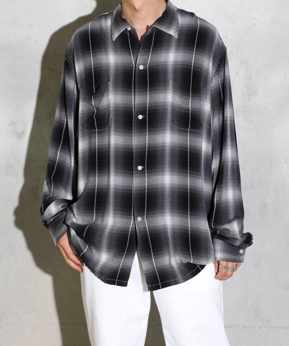 WEB限定】TOWNCRAFT / 60S OMBRE LOOP COLLAR SHIRTS