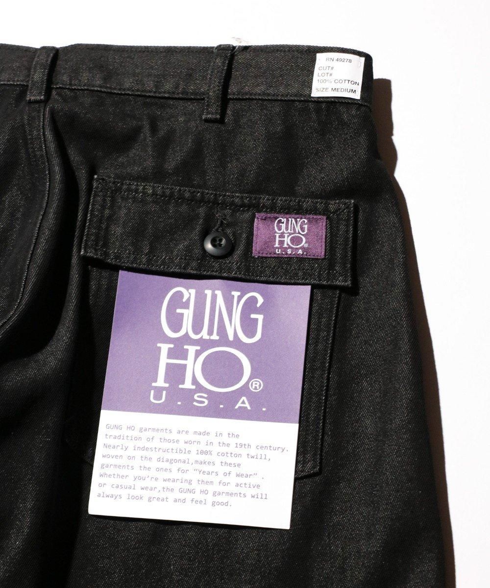 GUNG HO / 4POCKETS WIDE FATIGUE TROUSER