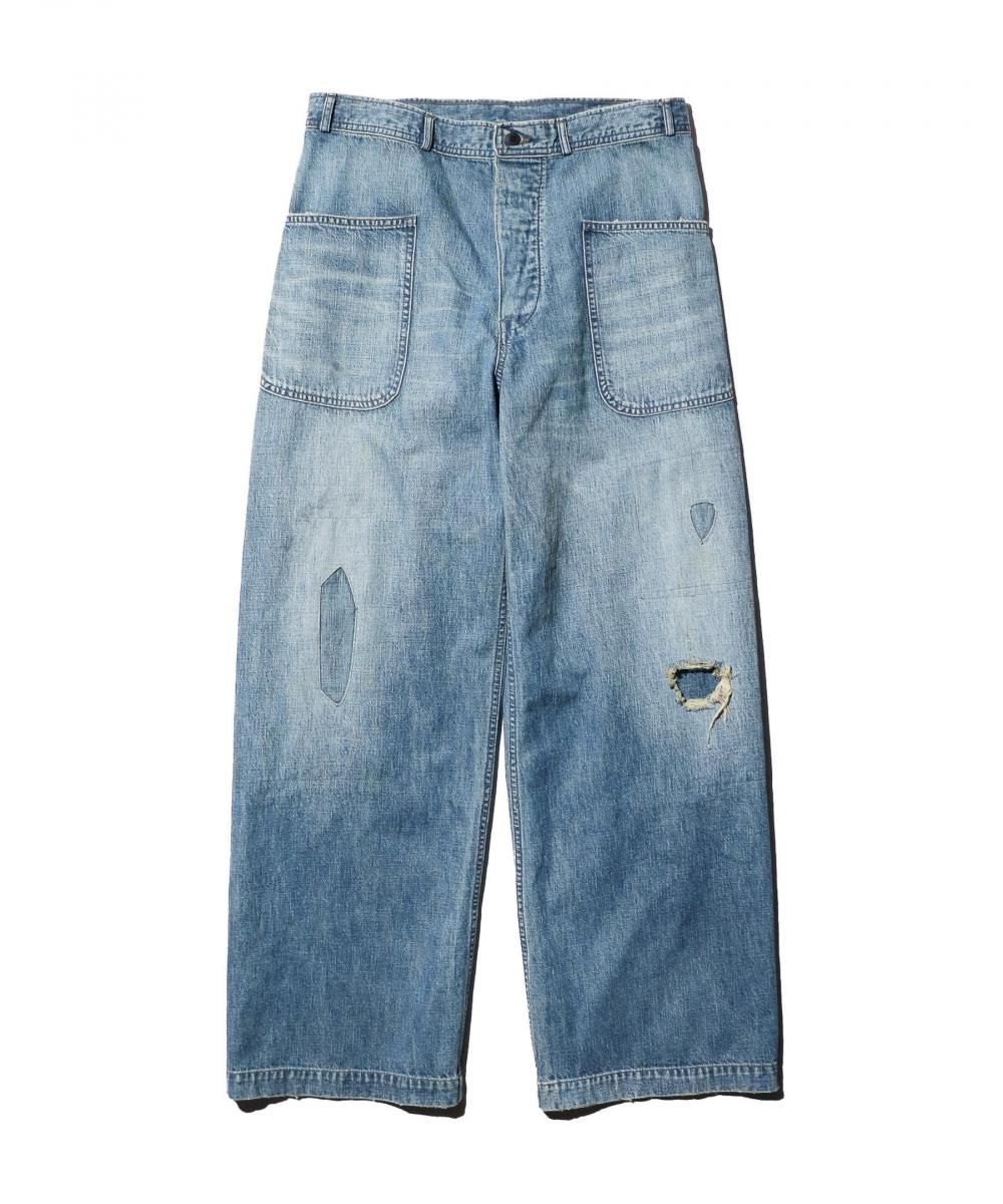 BOWWOW / USN M44 DUNGAREE TROUSERS SIDE SEAMLESS