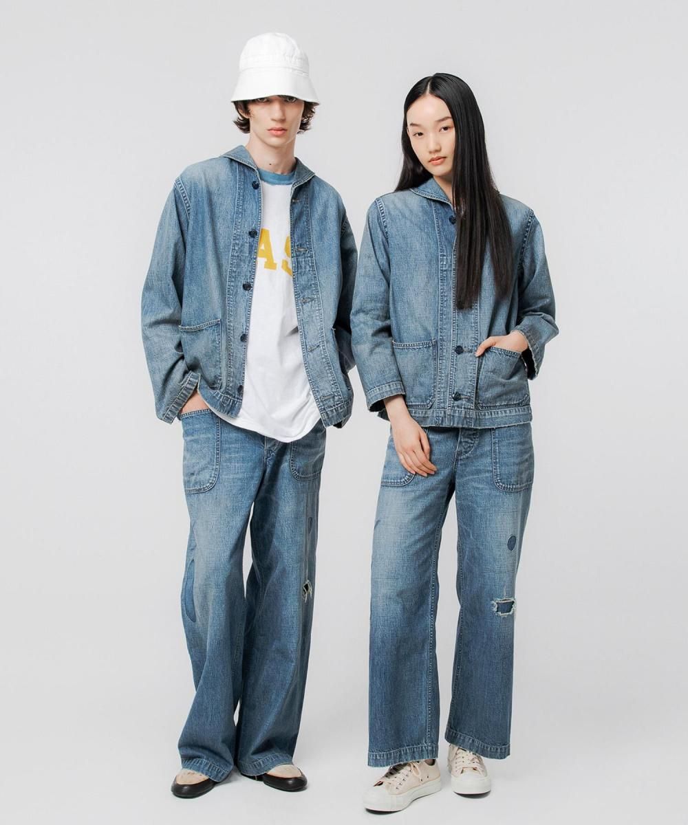 BOWWOW /USN M43 DUNGAREE JUMPER SHAWL COLLAR (BW251-U4DJS)
