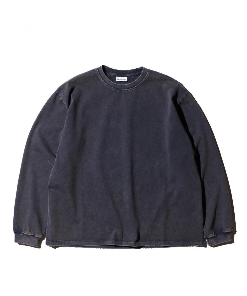 サンドウォータSandwaterr ORGANIZED TEE NS SandWaterr - ORGANIZED TEE NS / COTTON JERSEY (BLACK)【Hoen