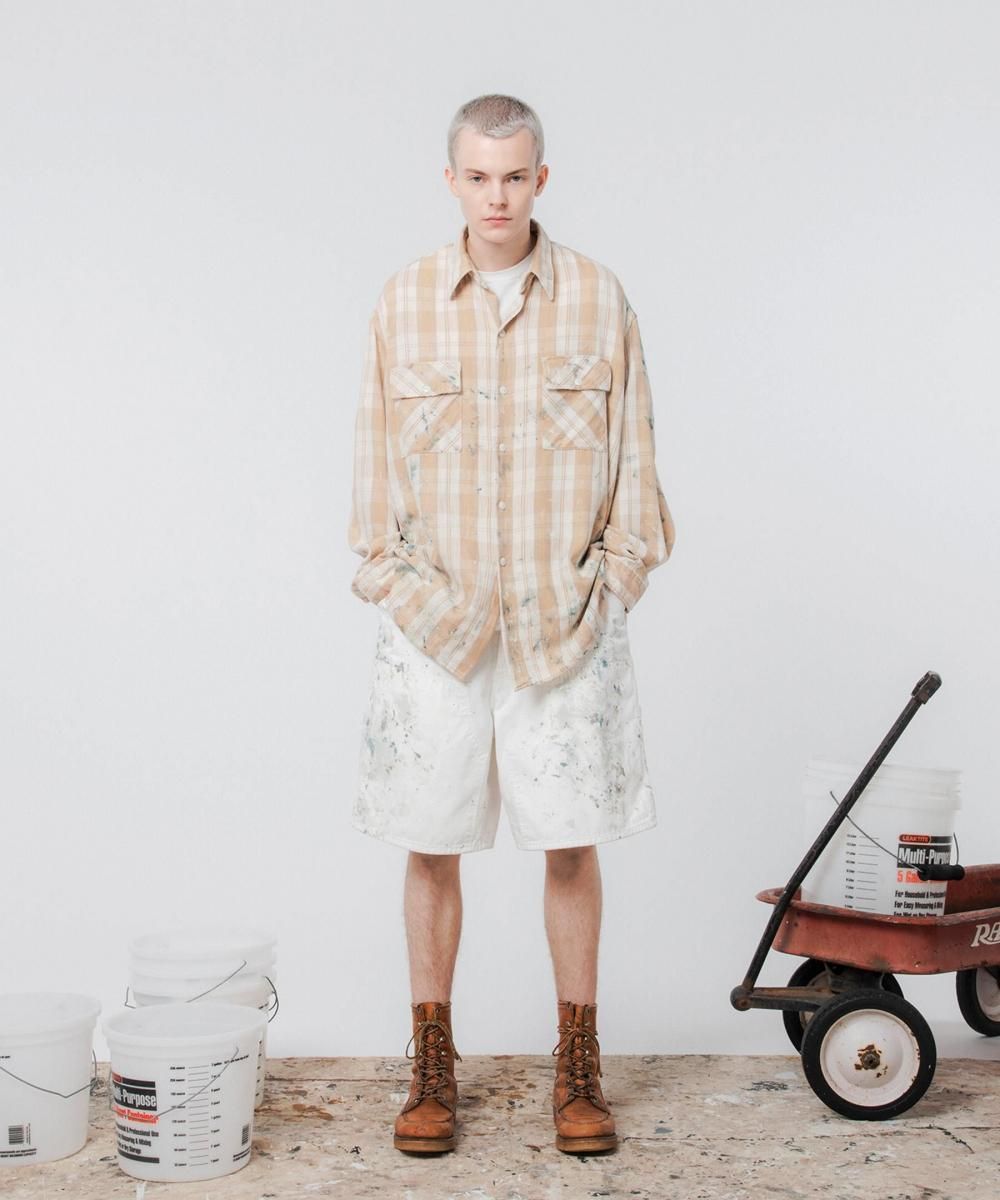 BOW WOW / PAINTER'S SPLATTER SHORTS (BW251-PSS)