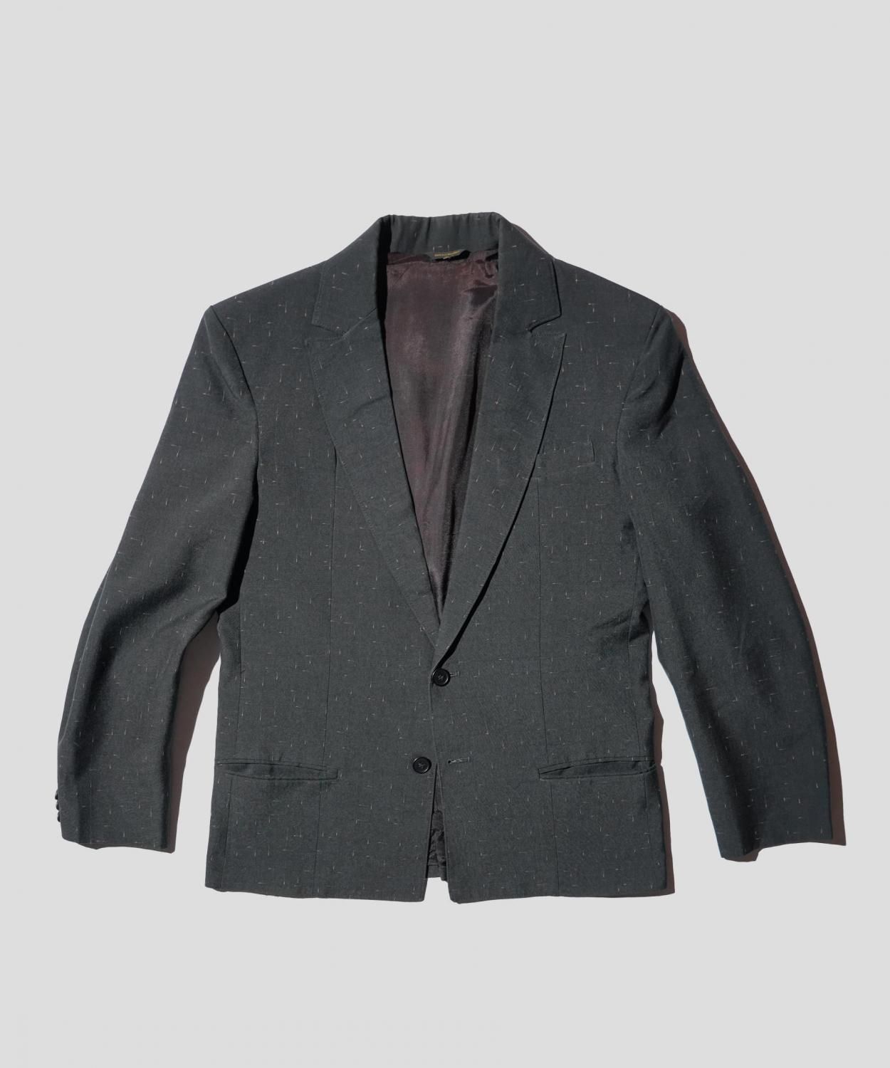 OLD / 1980s- COTLER SHADOW WEAVE BOX JACKET