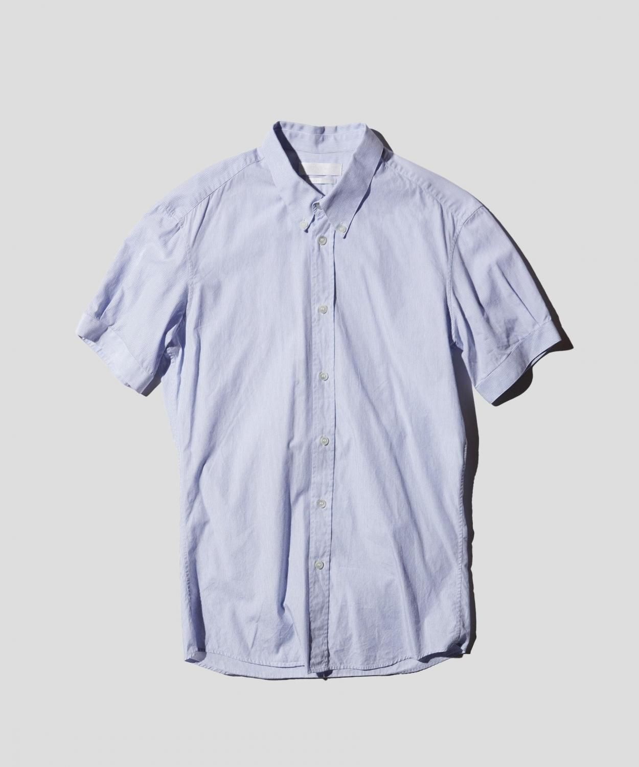 OLD / ALEXANDER McQUEEN BUTTON-DOWN SHORT SLEEVE STRIPED SHIRT

