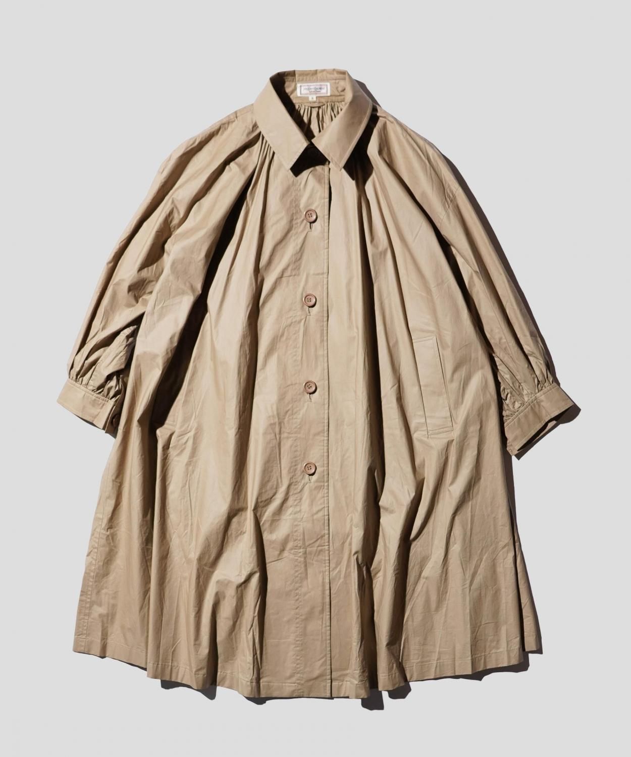 OLD / 1980-90��s YVES SAINT LAURENT WOMEN'S GATHERED SPRING COAT 







