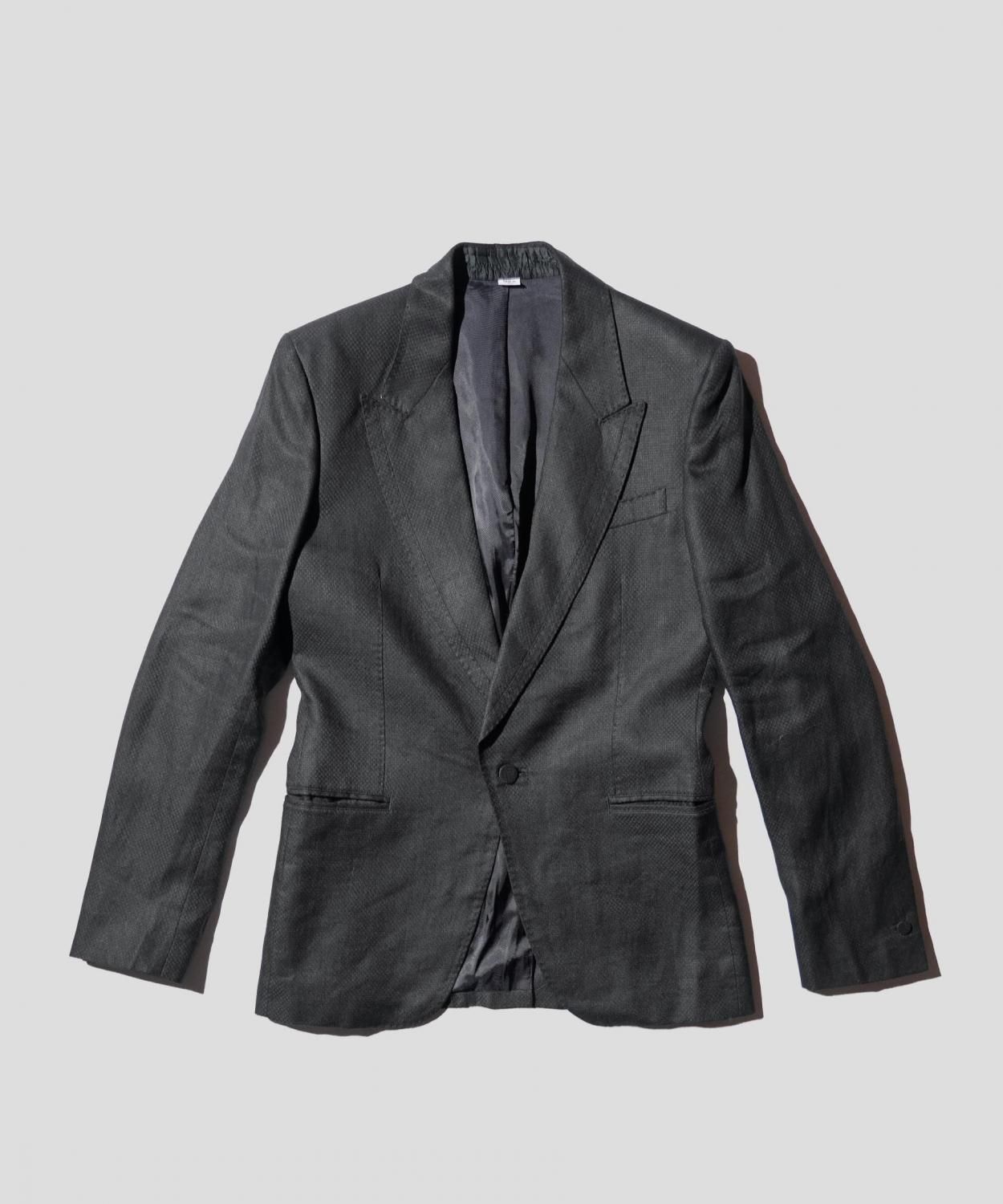 OLD / JOHN GALLIANO PEAKED LAPEL ONE-BUTTON JACKET