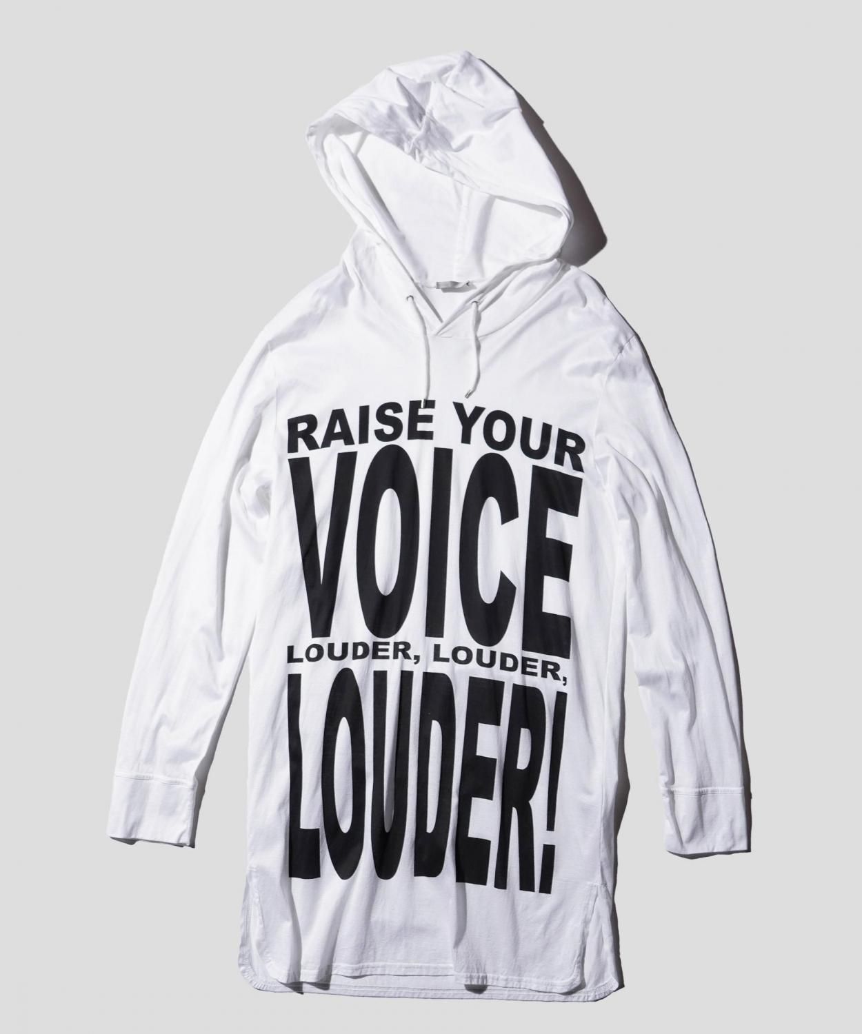 OLD / DIOR HOMME LONGLINE PRINTED PULLOVER HOODIE 2009SS by Kris Van Assche