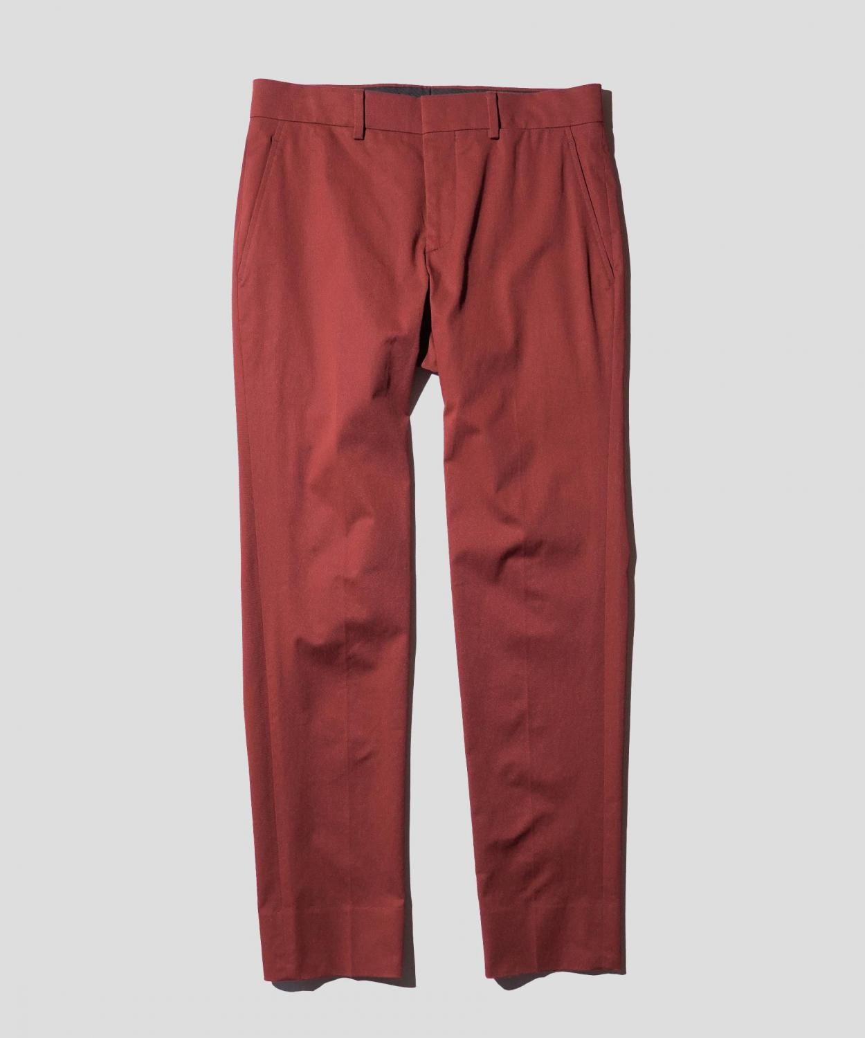 OLD / HERMES BURNT ORANGE STRAIGHT-LEG SLACKS