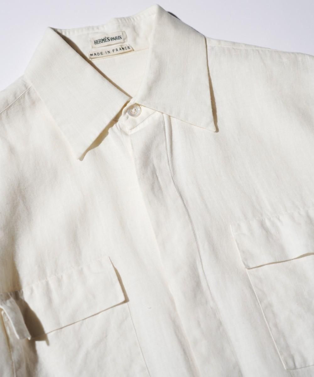 トップス HERMES by Martin Margiela Linen Top Hermes HERMÈS Martin Margiela Vintage Spring 2000 Sleeveless
