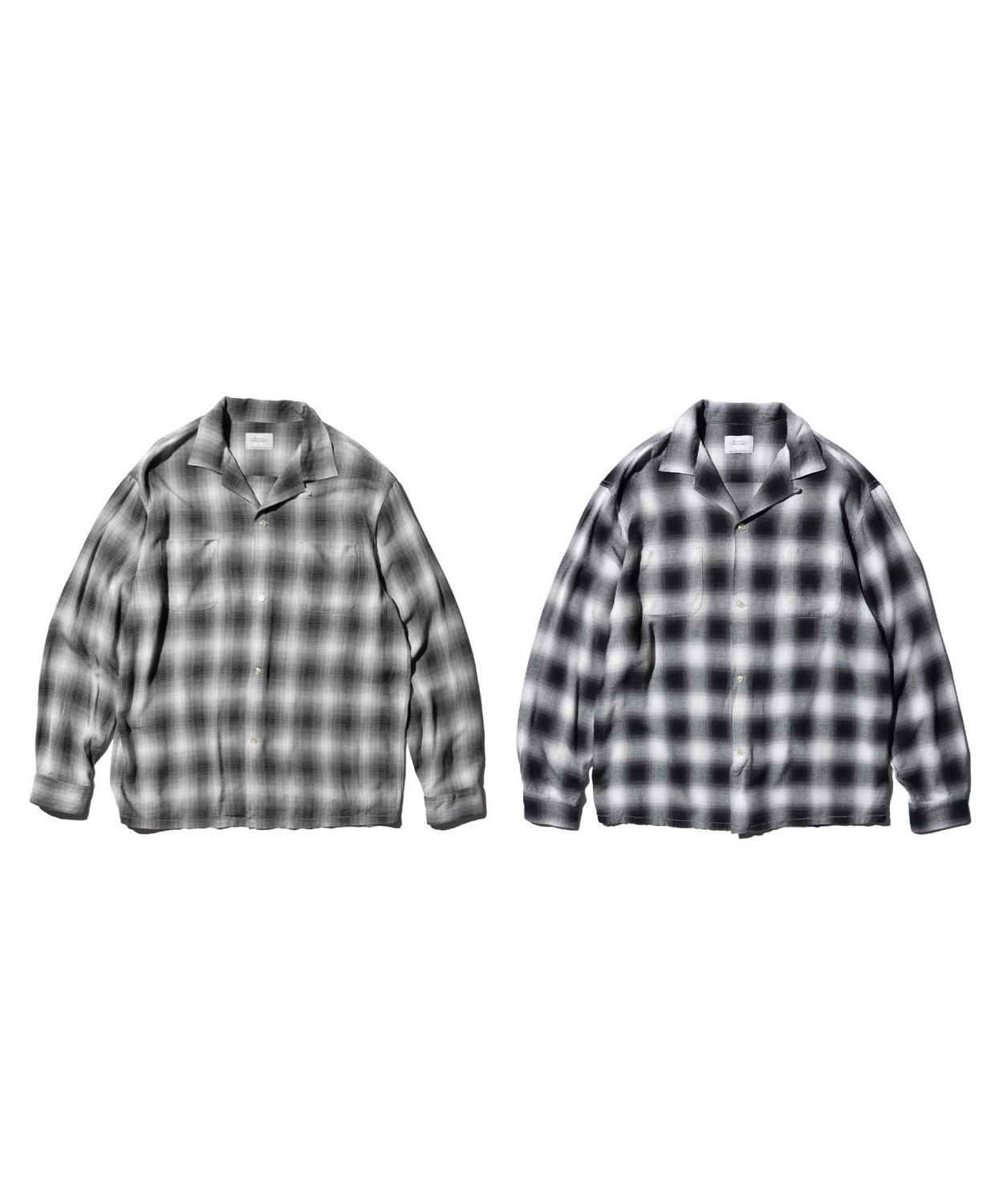 ͽۡWEBTOWNCRAFT / 60S OMBRE LOOP COLLAR SHIRTS