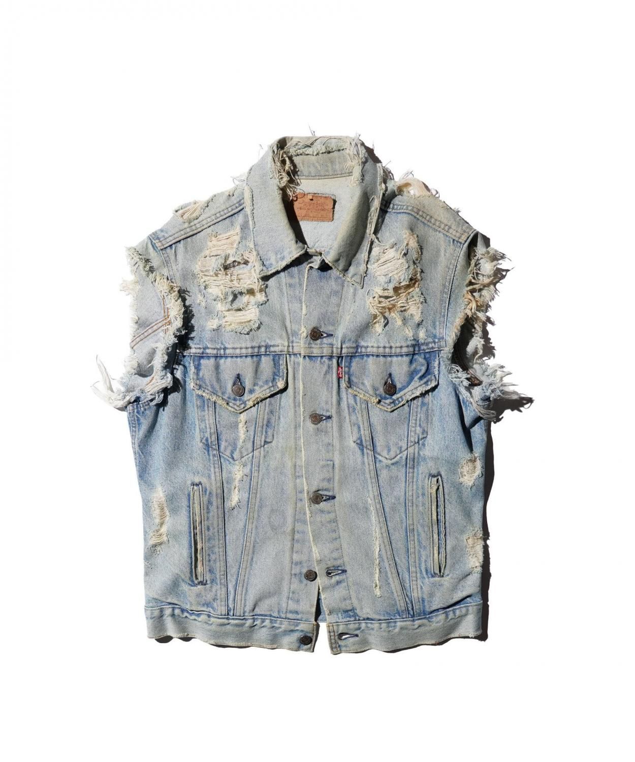 OLD / LEVI��S 70506-0214 GOOD DAMAGED VEST
