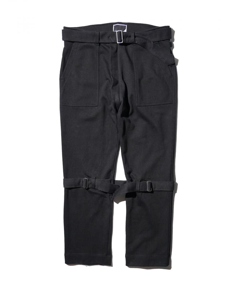 NEIGHBORHOOD × PHINGERIN BONDAGE PANTS NH X PHINGERIN BONDAGE PANTS BLACK
