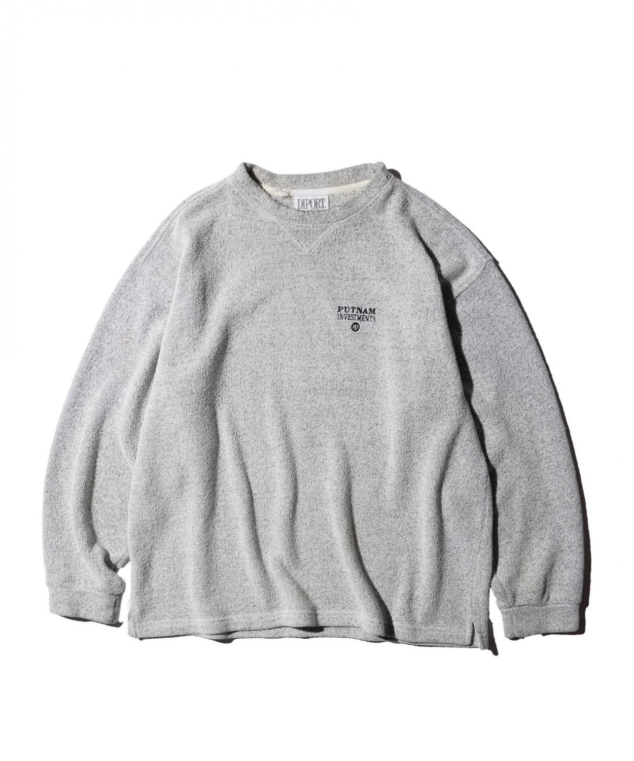 OLD / 1990's- ��PUTNAM INVESTMENT�� DIPORT USA HEATHER GRAY SWEAT