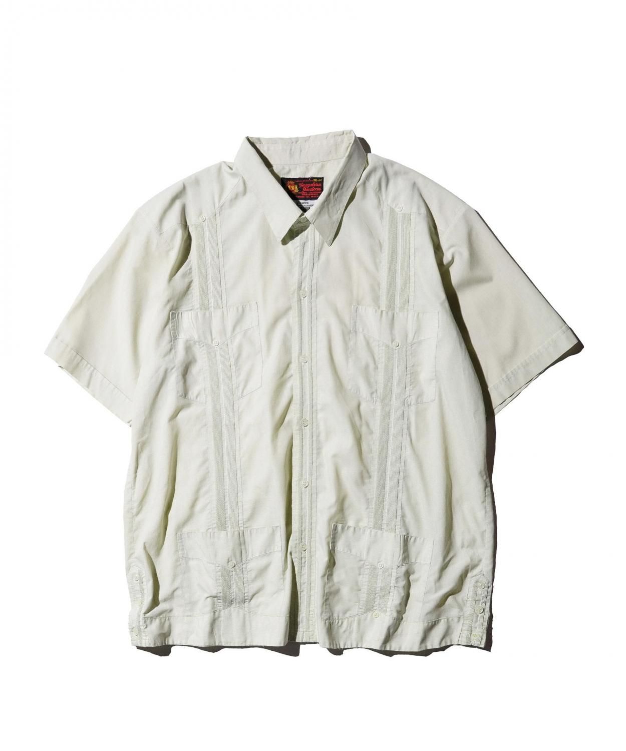 OLD / GUAYABERAS YUCATECAS SHORT SLEEVE CUBA SHIRT
