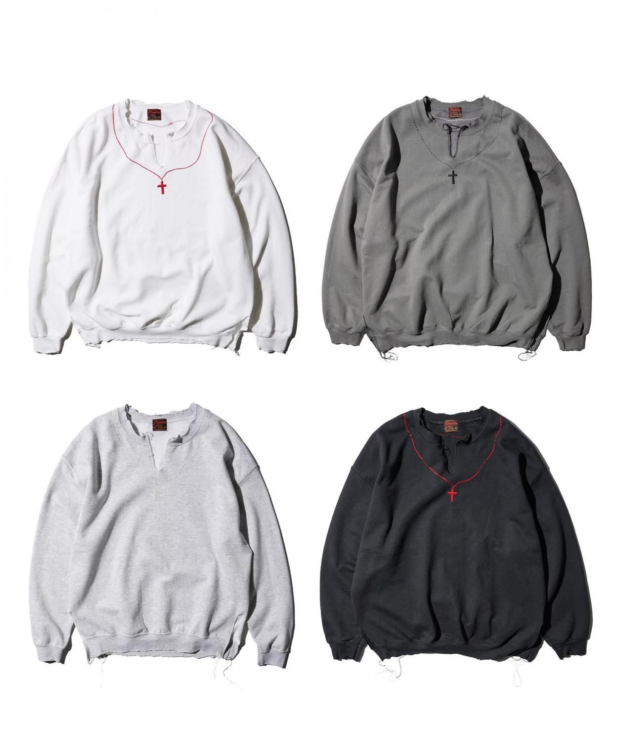 THRIFTY LOOK / ROSELY CREW NECK SWEAT