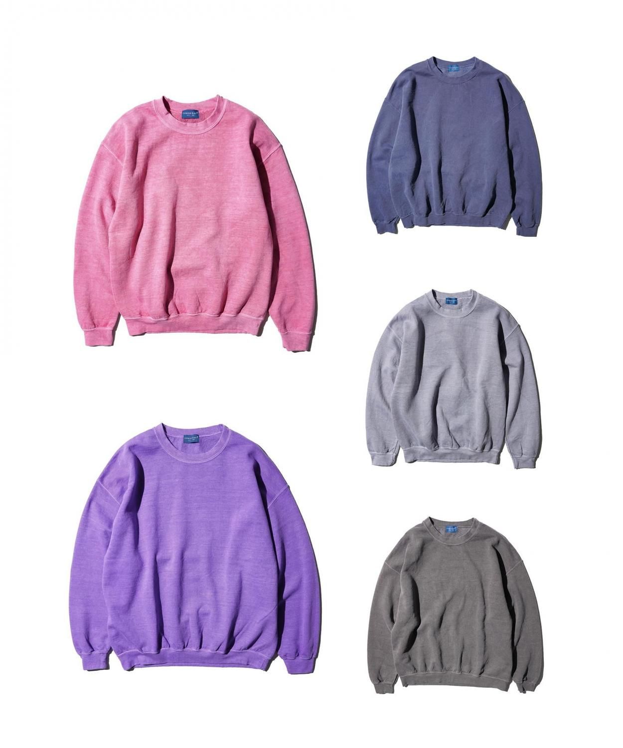 TOWNCRAFT / 90S PIGMENT CREW SWEAT