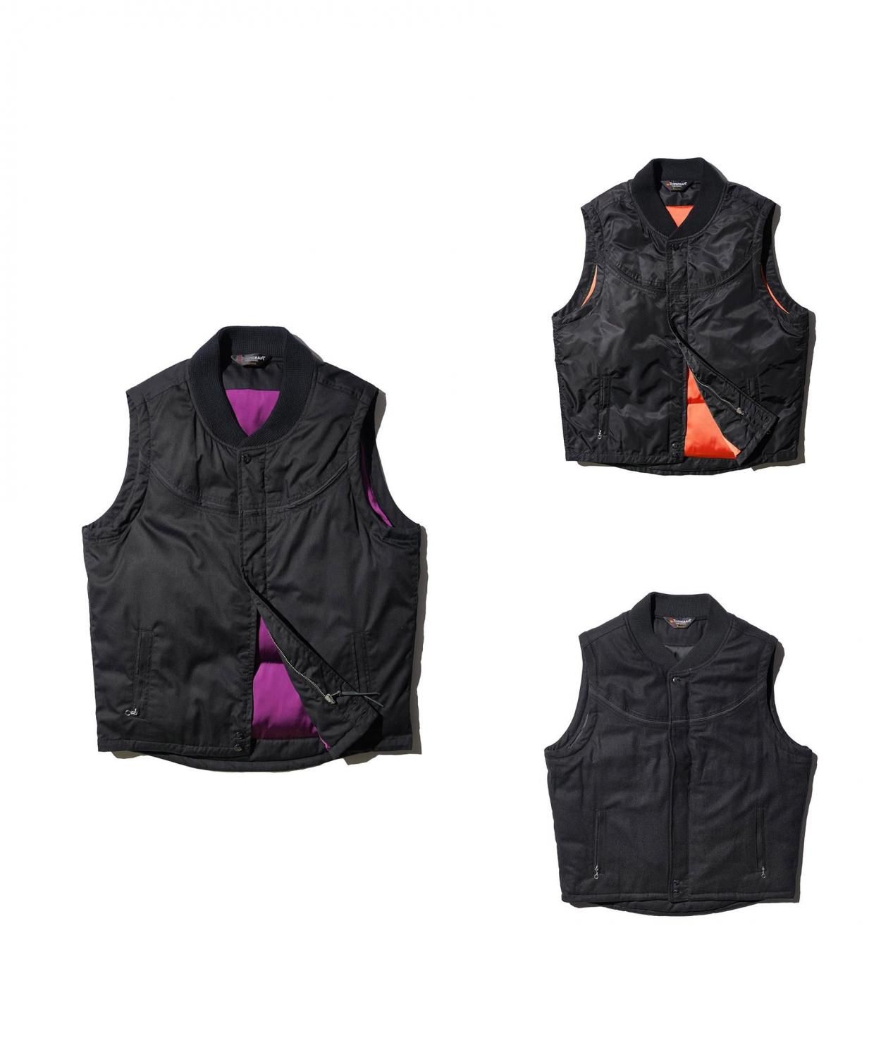 TOWNCRAFT / BLACK DERBY STYLED VEST