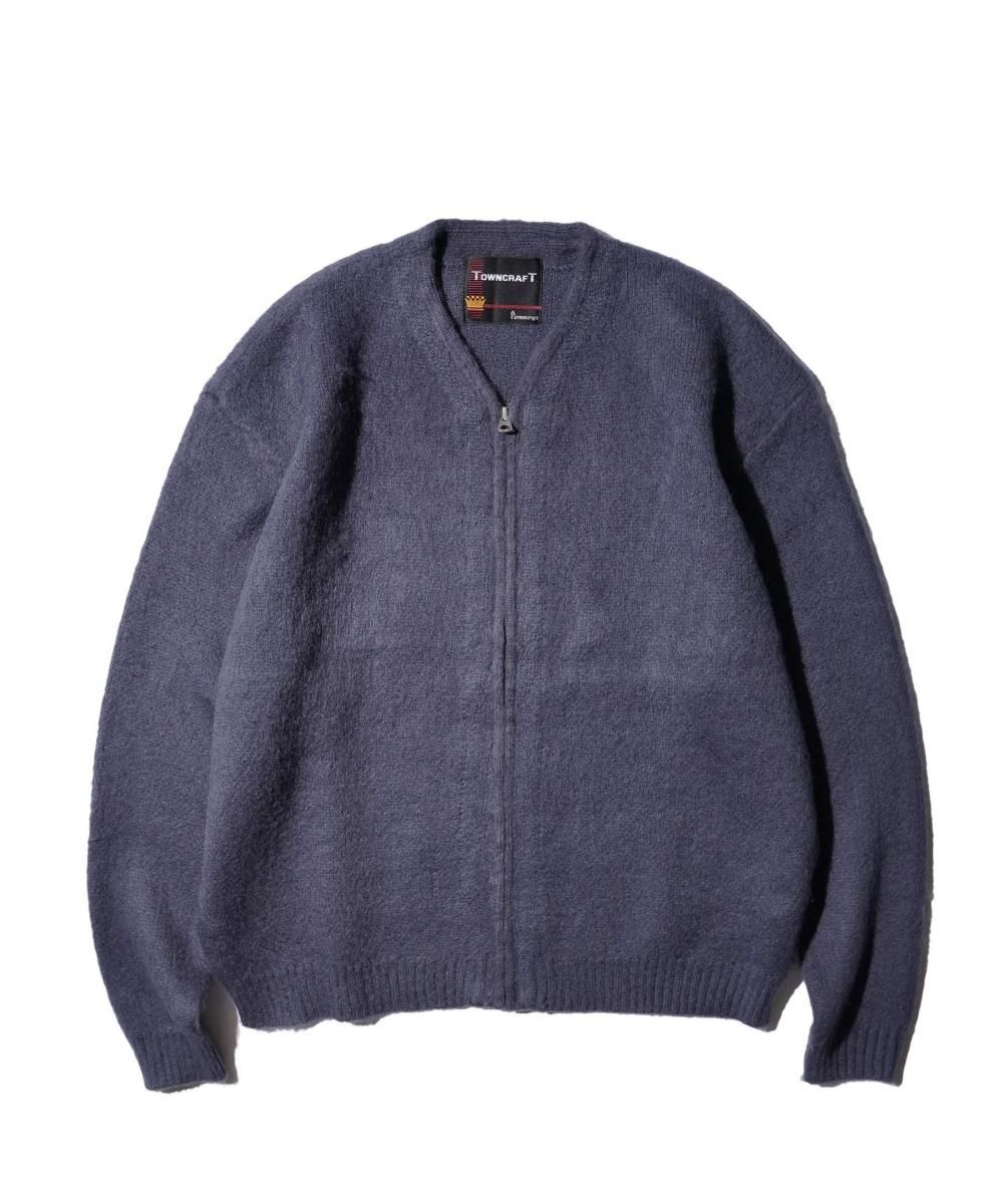 トップス TOWNCRAFT / SOLID SHAGGY CARDIGAN TOWNCRAFT / SOLID SHAGGY ZIP CARDIGAN