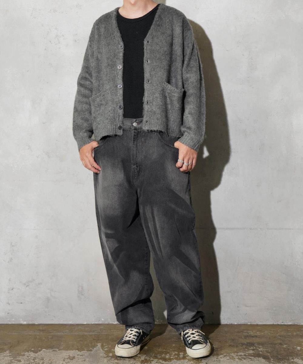 TOWNCRAFT / SOLID SHAGGY CARDIGAN