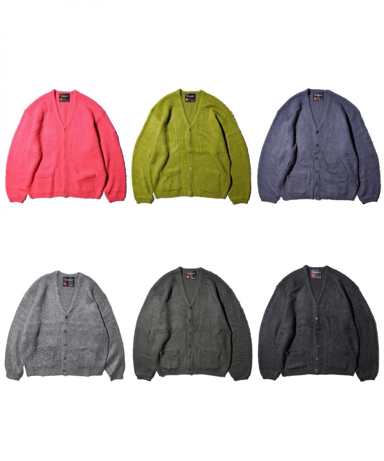 ͽTOWNCRAFT / SOLID SHAGGY CARDIGAN