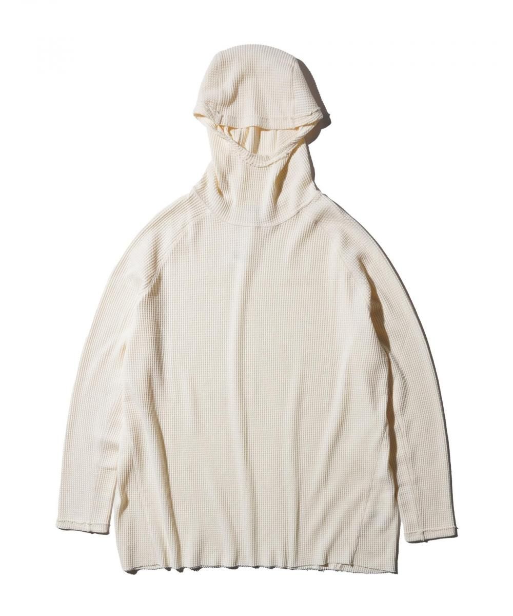 SandWaterr / ORGANIZED HOODED PULLOVER LONG TOP / COTTON