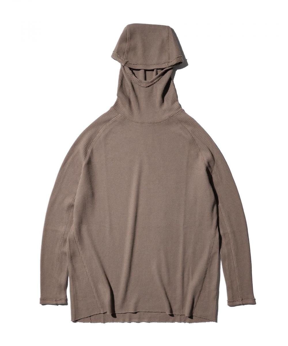 SandWaterr / ORGANIZED HOODED PULLOVER LONG TOP / COTTON