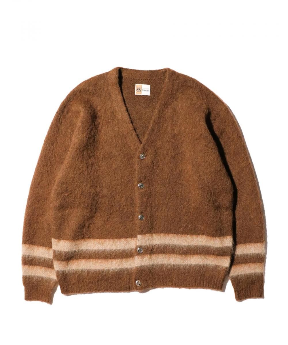 TOWNCRAFT / VINTAGE MOHAIR STRIPE CARDIGAN