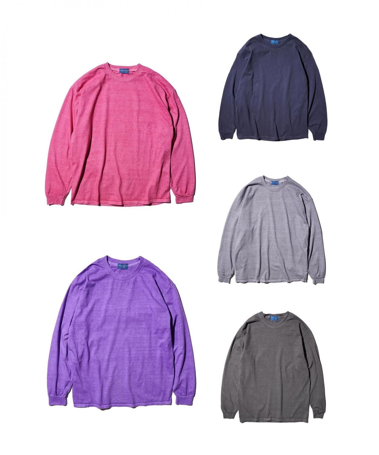 TOWNCRAFT / 90S PIGMENT LS TEE