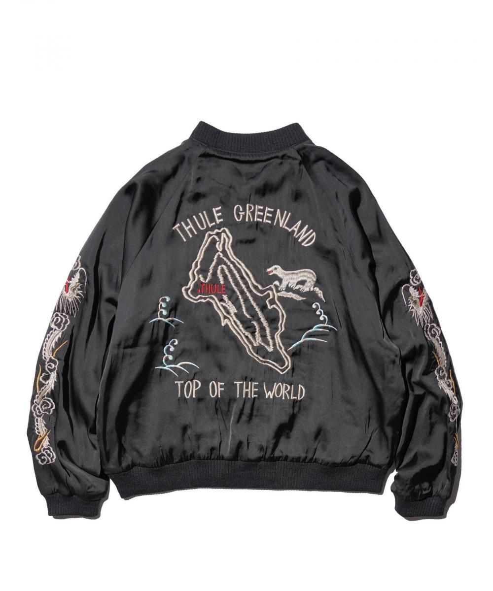 THRIFTY LOOK / SOUVENIR GREENLAND BLOUSON -SATIN-