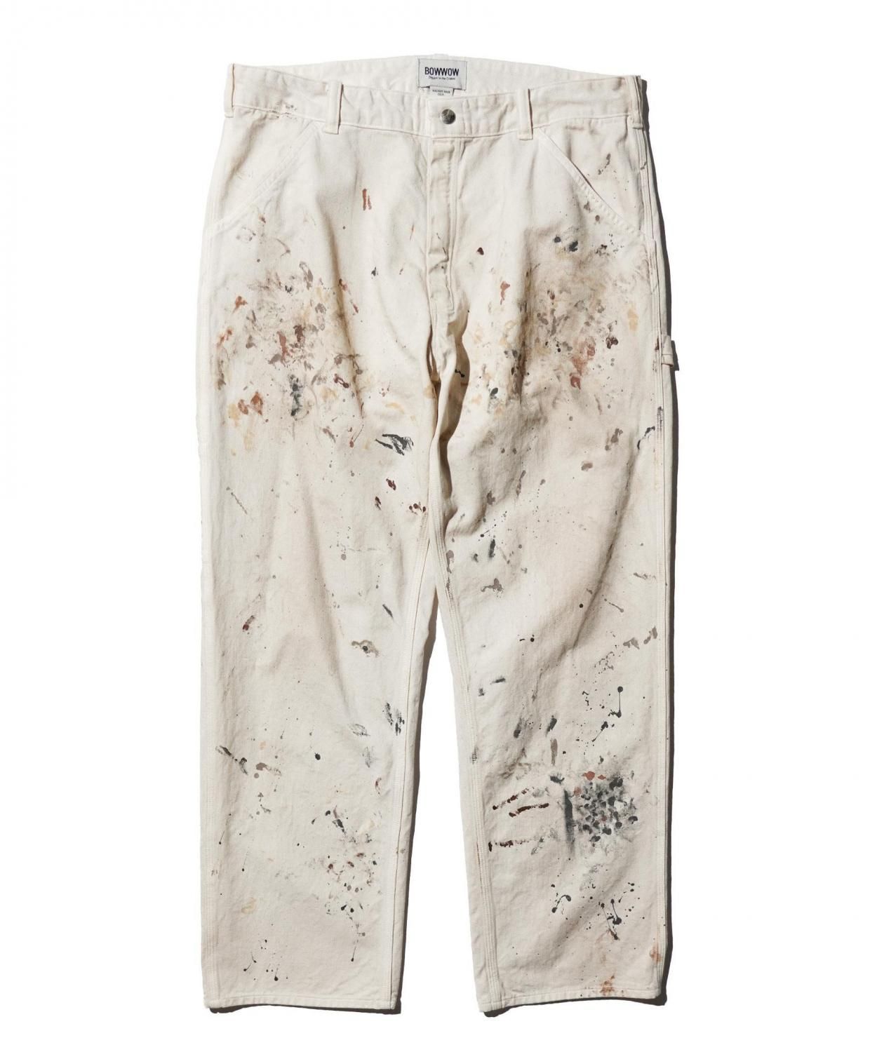 BOW WOW / PAINTER'S PAINT STAINED PAINTER PANTS