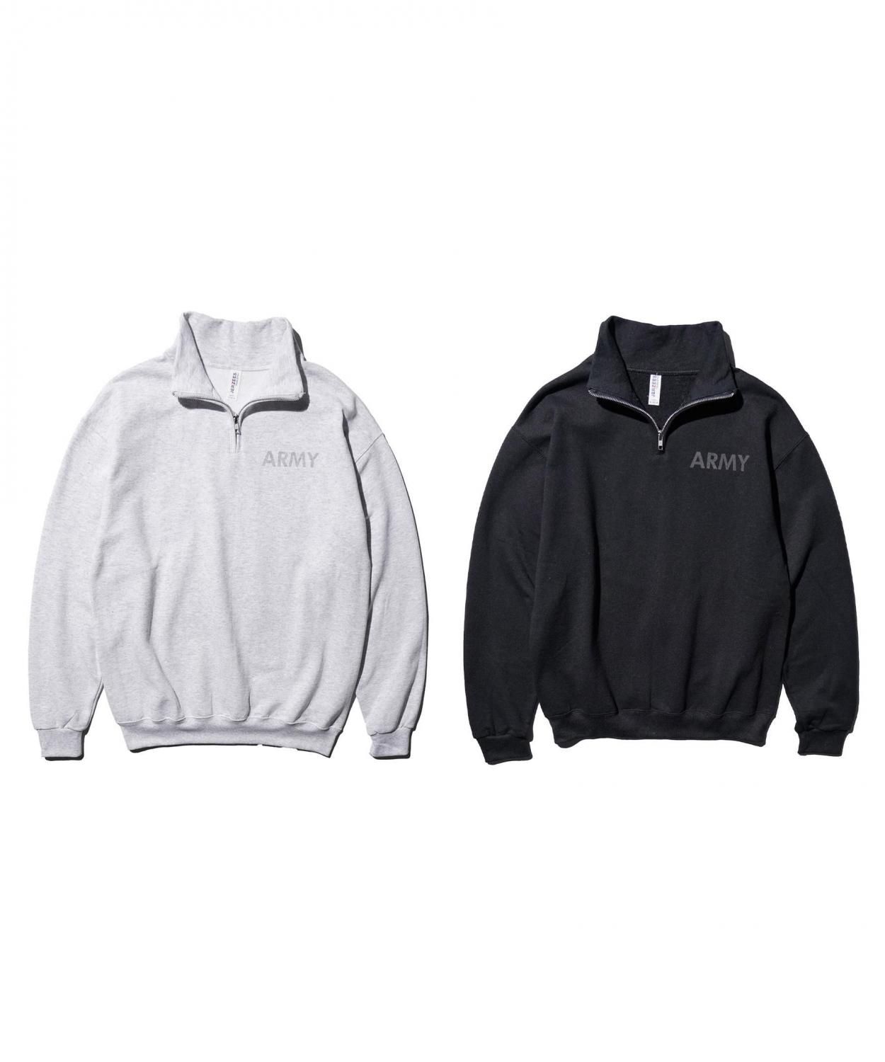 JERZEES / ARMY STAND QUARTER-ZIP SWEAT
