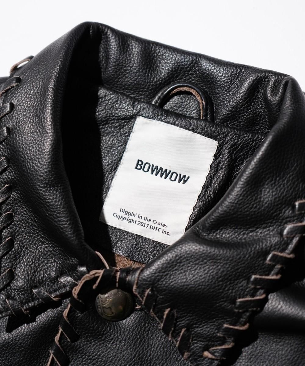 BOW WOW / BRAIDED LEATHER COVERALL (BW252-BLC)