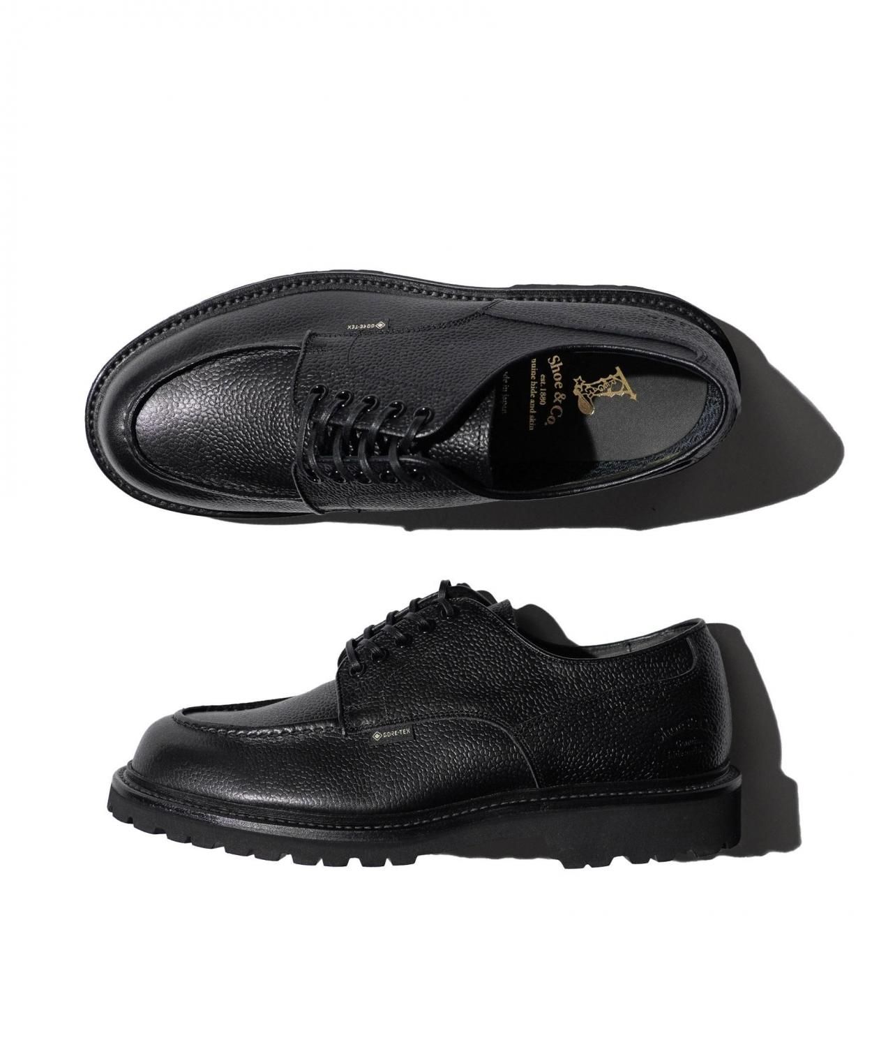靴 shoe&co U-TIP GTX 831s DF 靴 shoe&co U-TIP GTX 831s DF U-Tip GTX_Black Embossed – REGAL Shoe