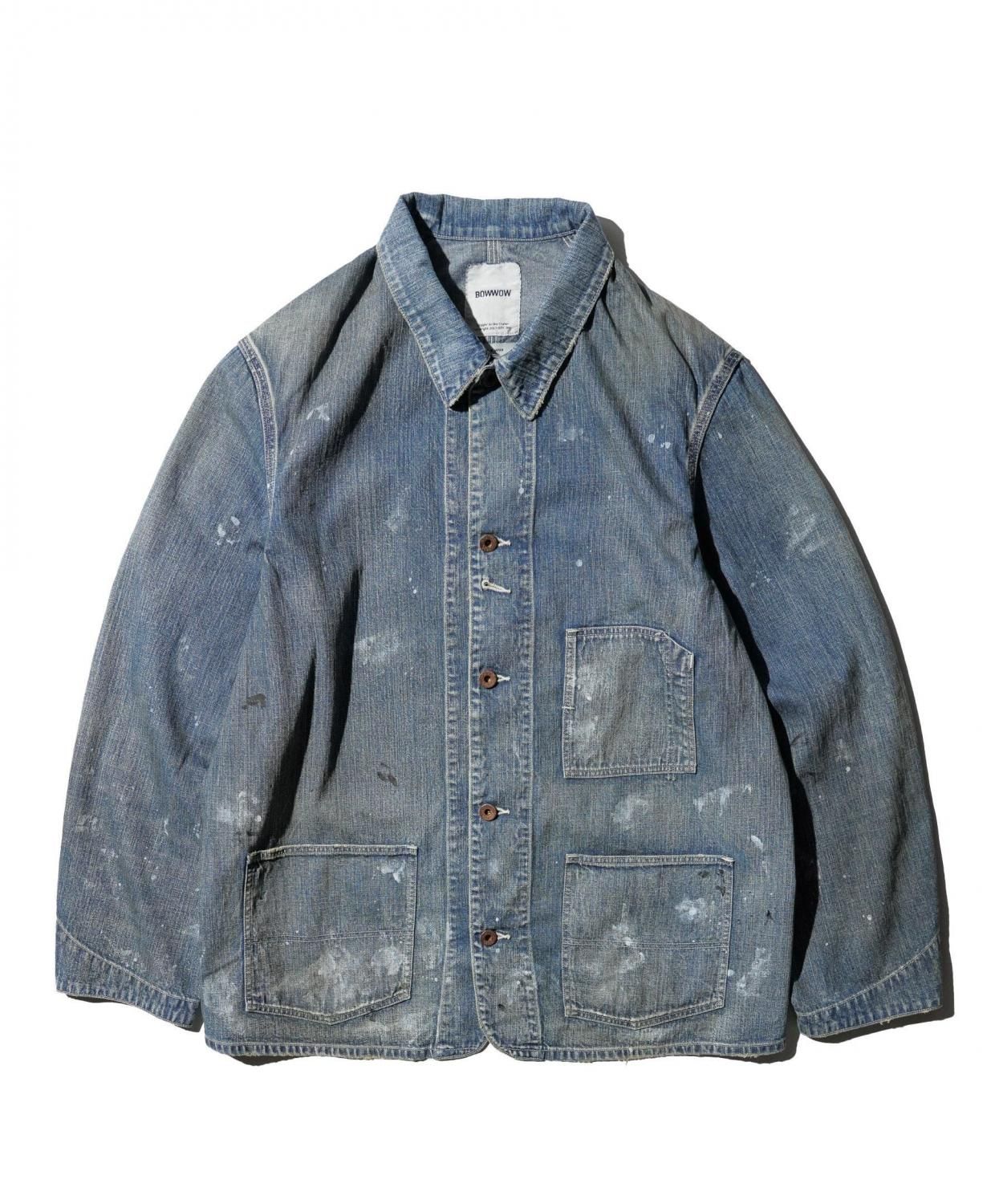 BOW WOW / PAINT-STAINED ENGINEER'S COVERALL