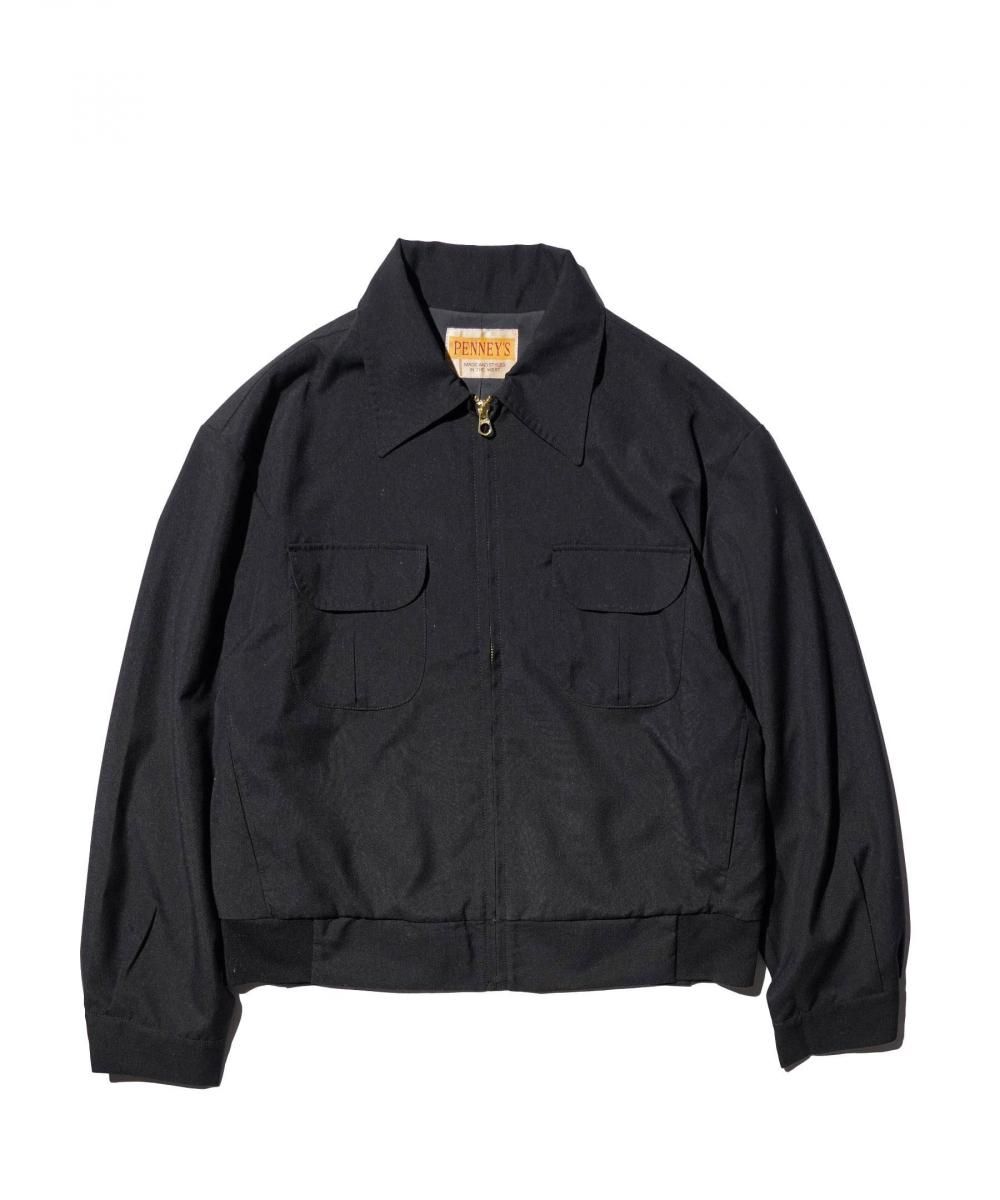 50's PENNEY'S ギャバジンジャケット　ブルー 50's PENNEY'S ギャバジンジャケット - used&vintage box Hi-smile