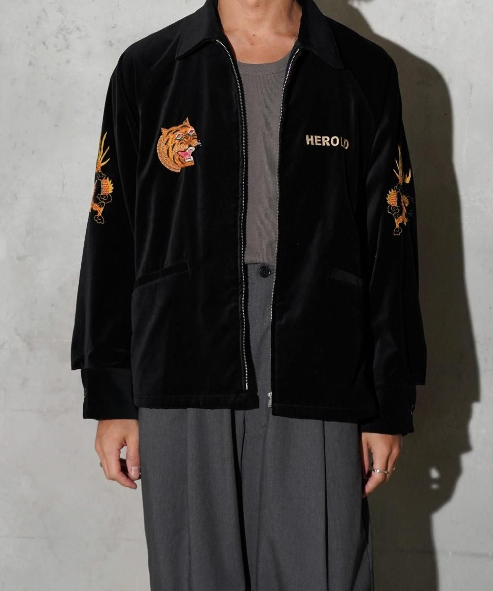 THRIFTY LOOK / SOUVENIR VIET-NAM 1965 JACKET -VELOUR-