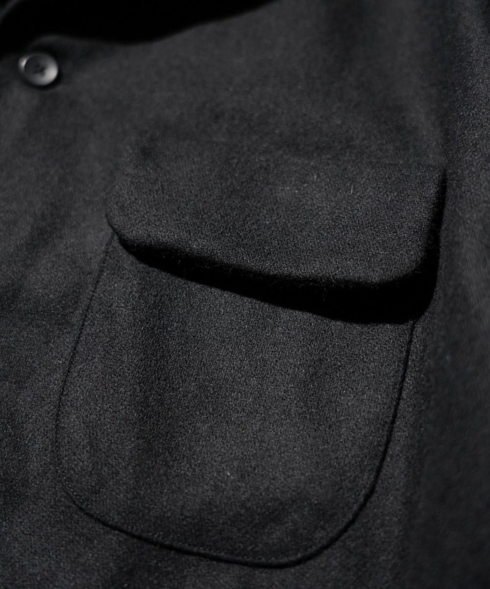 TOWNCRAFT / 50S W-FLAP LOOPCOLLAR SHIRT MADE IN JAPAN -WOOL-