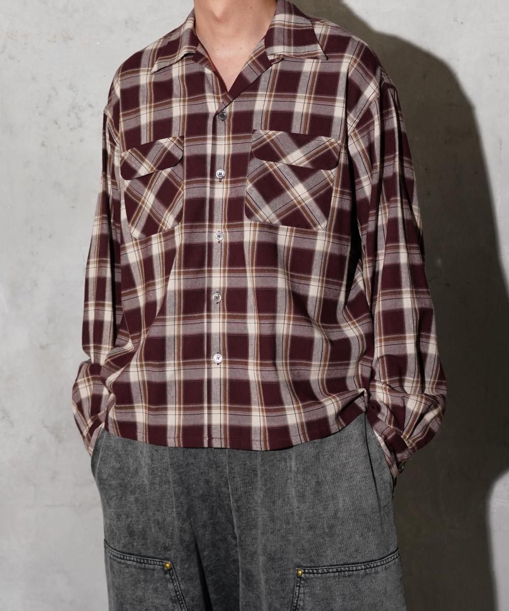 TOWNCRAFT / 50S W-FLAP LOOP COLLAR SHIRTS by YOSEI ABUKU