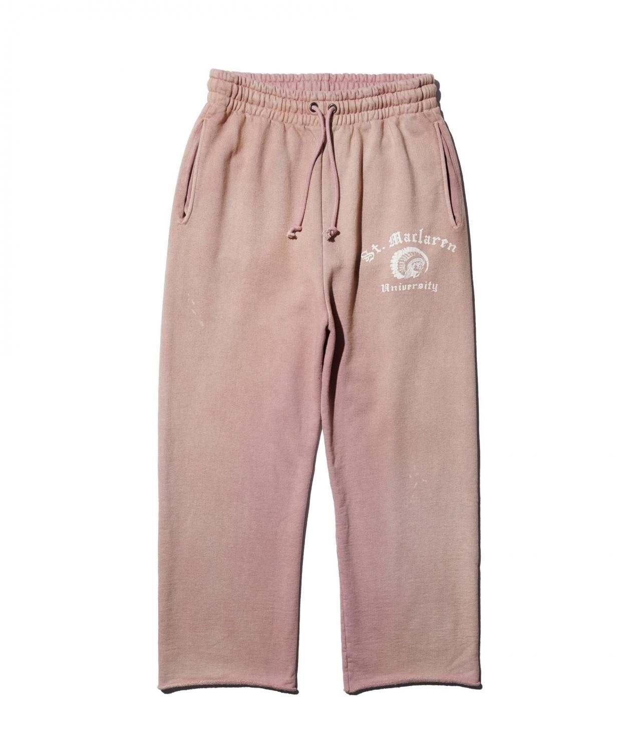 BOW WOW / ST. MACLAREN UNIV. SWEAT PANTS AGED