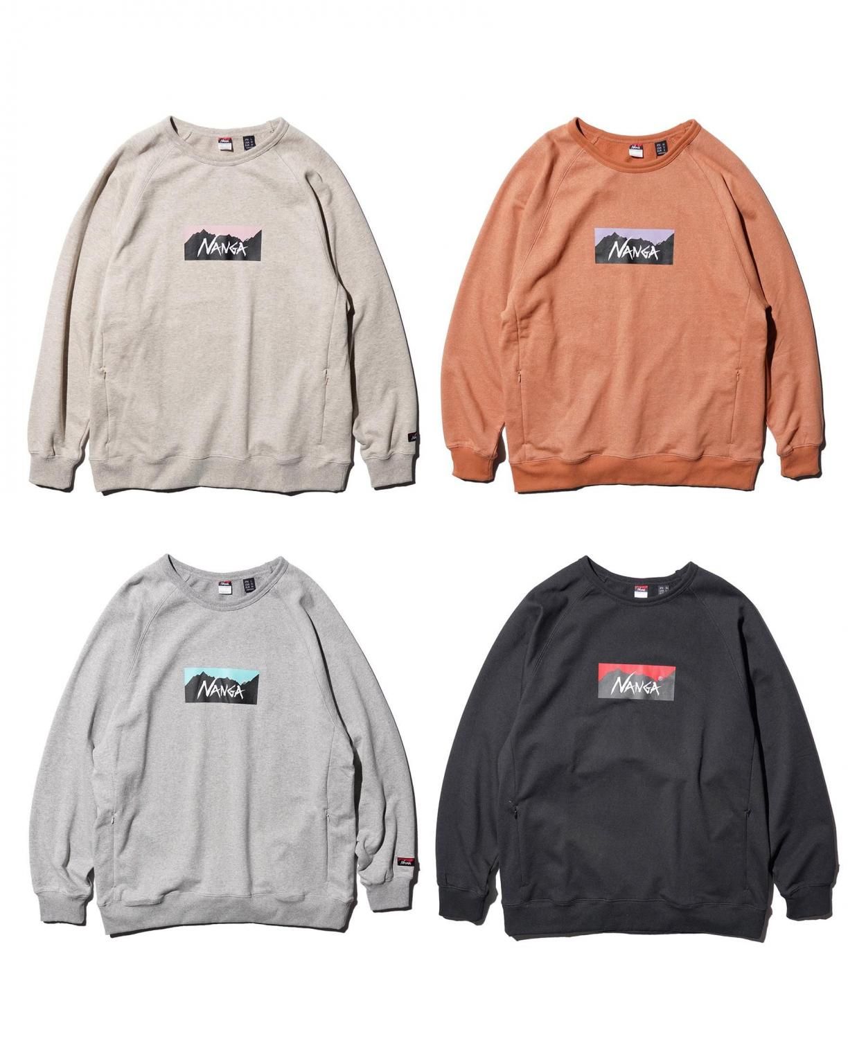 WEBNANGA / ECO HYBRID BOX LOGO SWEATSHIRT