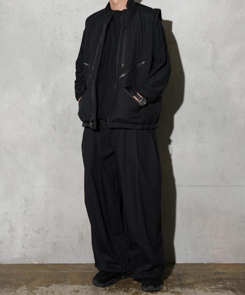 ACRONYM / MICRO TWILL PLEATED TROUSER (P48-CH)