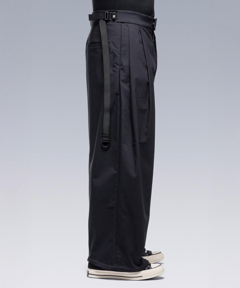 ACRONYM / MICRO TWILL PLEATED TROUSER (P48-CH)