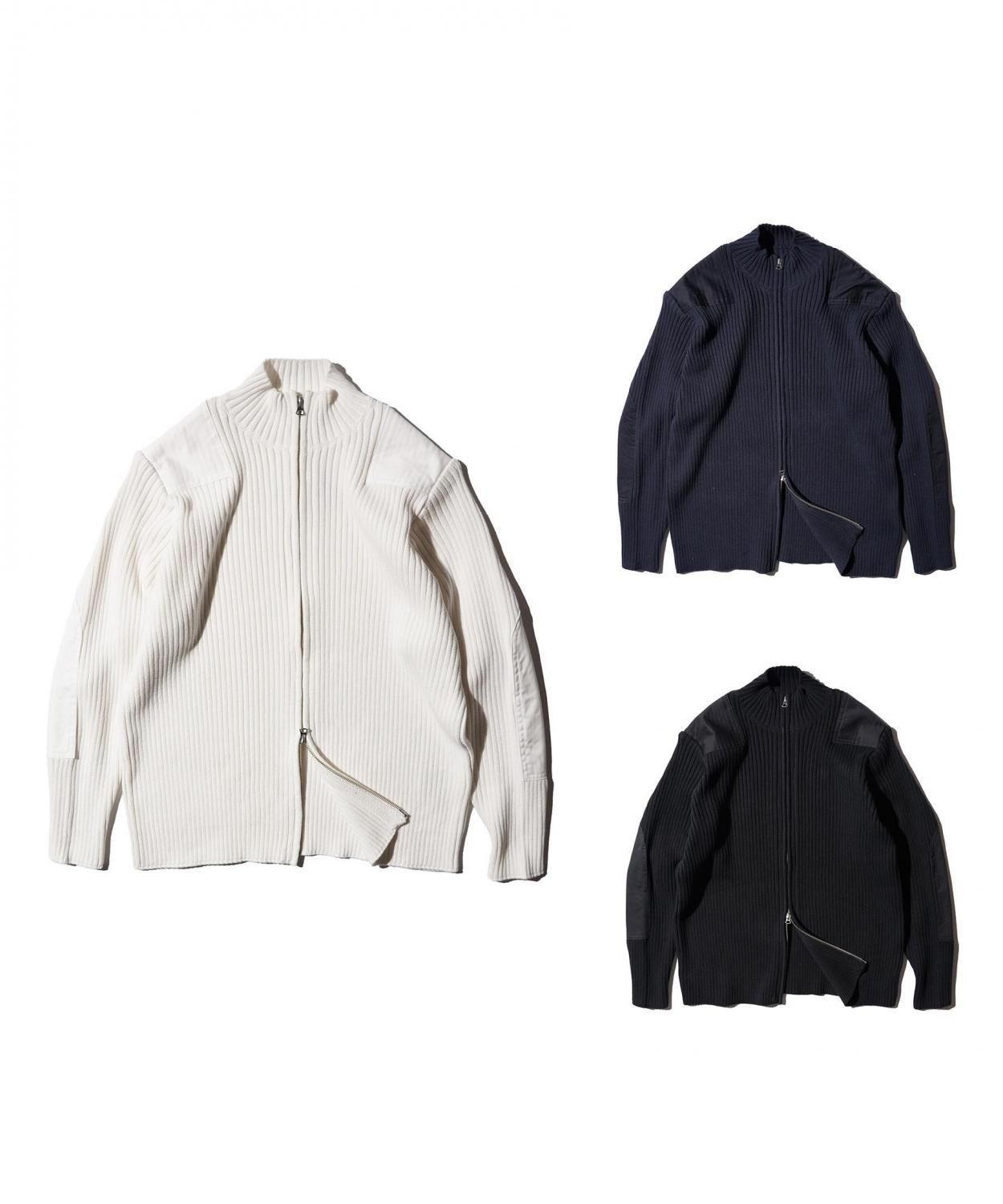 GUNG HO / COMBAT ZIP UP KNIT